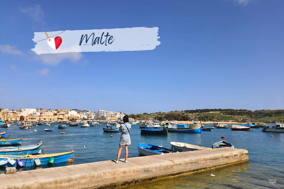 petit village de pêcheurs typique de l'île de Malte